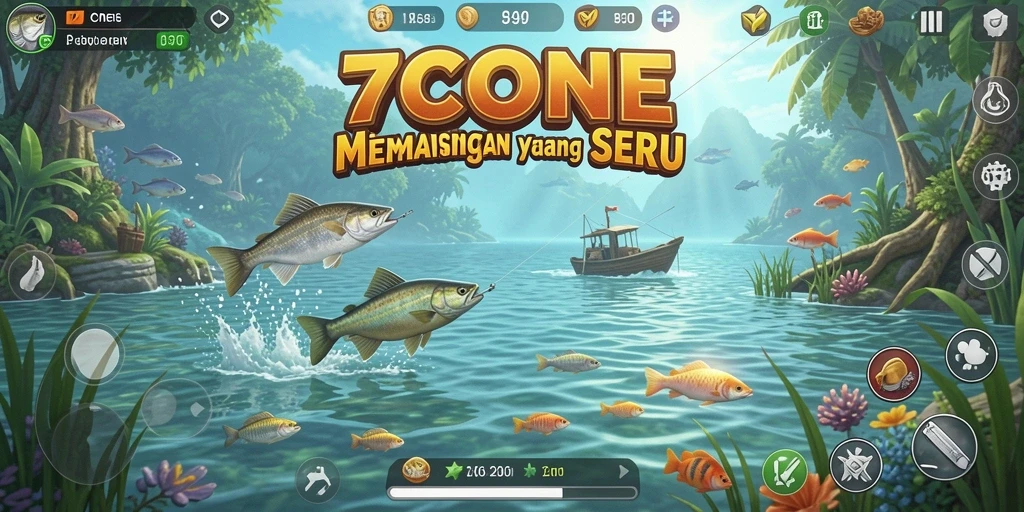 Tangkapan ikan besar dan gameplay seru di 7CONE.