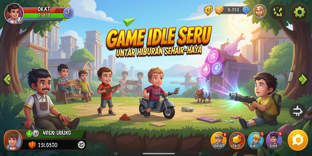 Tampilan gameplay OKJKT yang seru dan mengasyikkan.