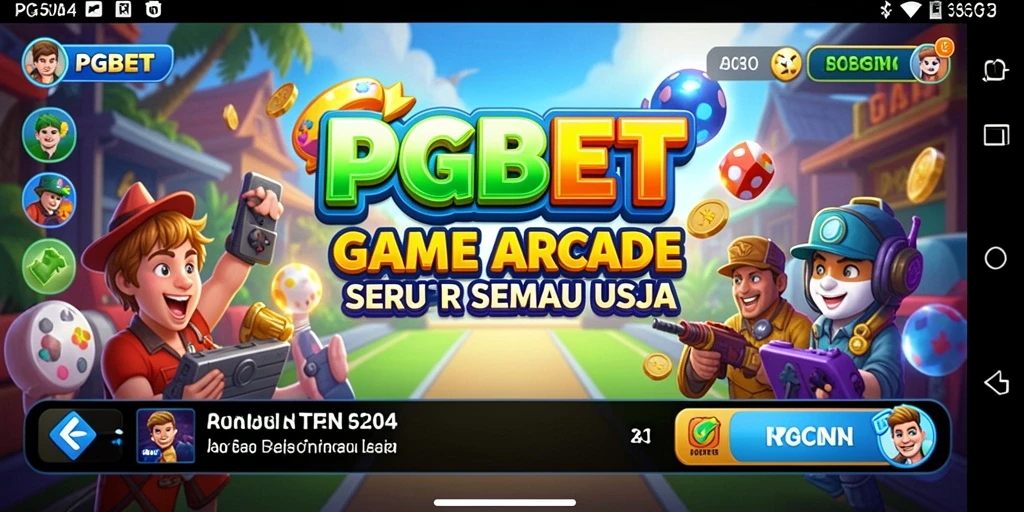 Tampilan gameplay PGBET dengan suasana Arcade yang menarik.