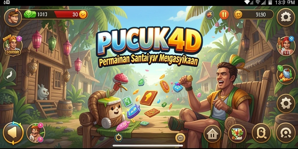 Tampilan gameplay PUCUK4D yang menarik dan menyenangkan.