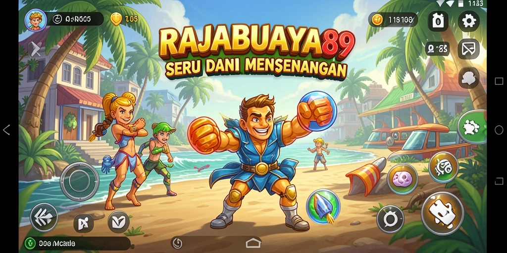 Tampilan gameplay RAJABUAYA89 yang penuh aksi dan keseruan.